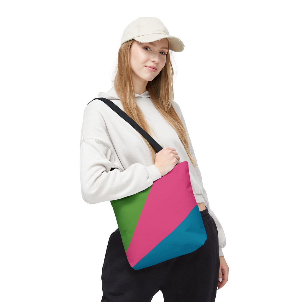 Colorblock Tote Bag
