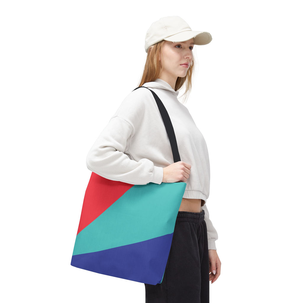 Colorblock Tote Bag