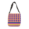 Colorblock Geometric Tote Bag