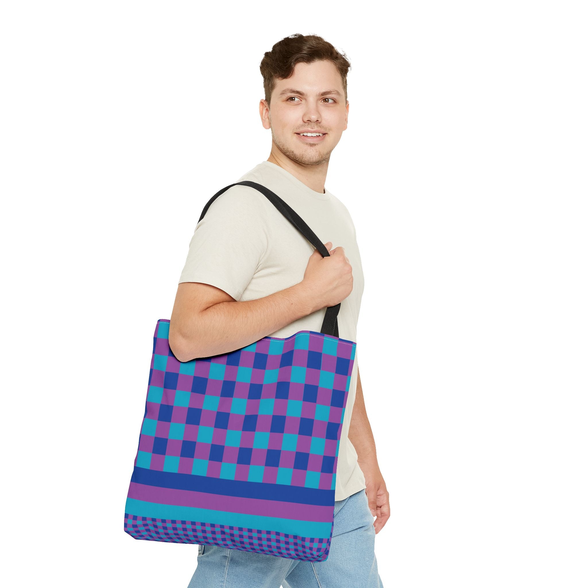 Colorblock Tote Bag