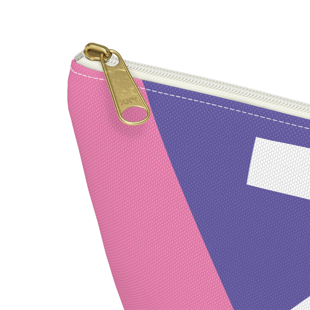 Colorblock Accessory Pouch — Monogram Z T-Bottom Cosmetic Bag