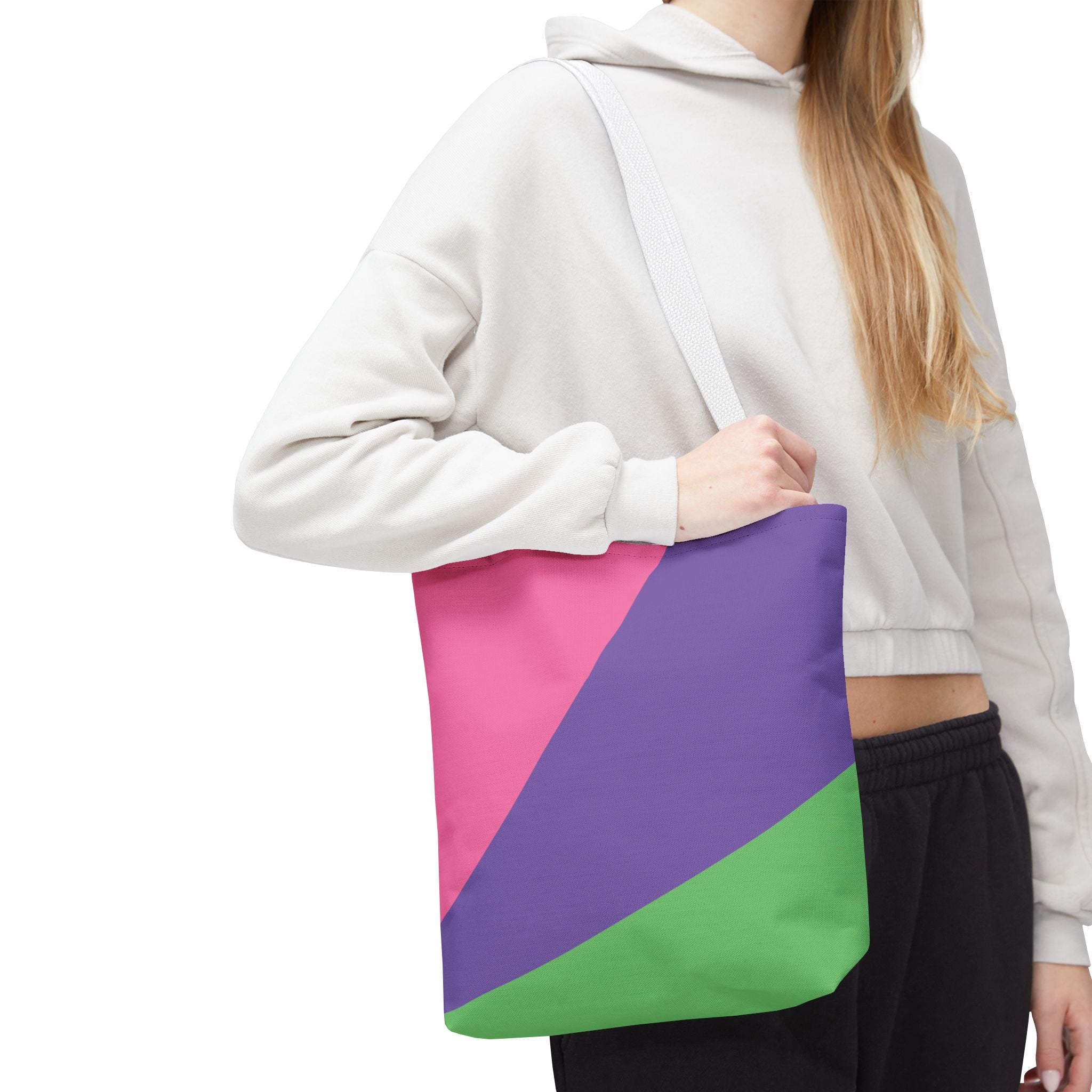Colorblock Tote Bag
