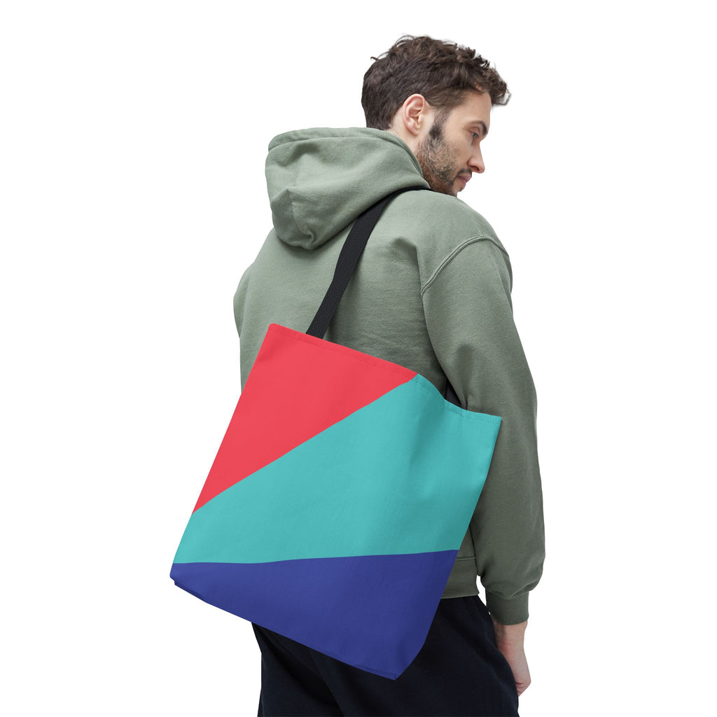 Colorblock Tote Bag