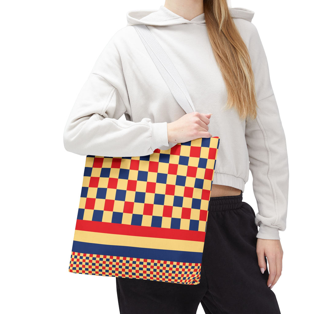 Colorblock Tote Bag