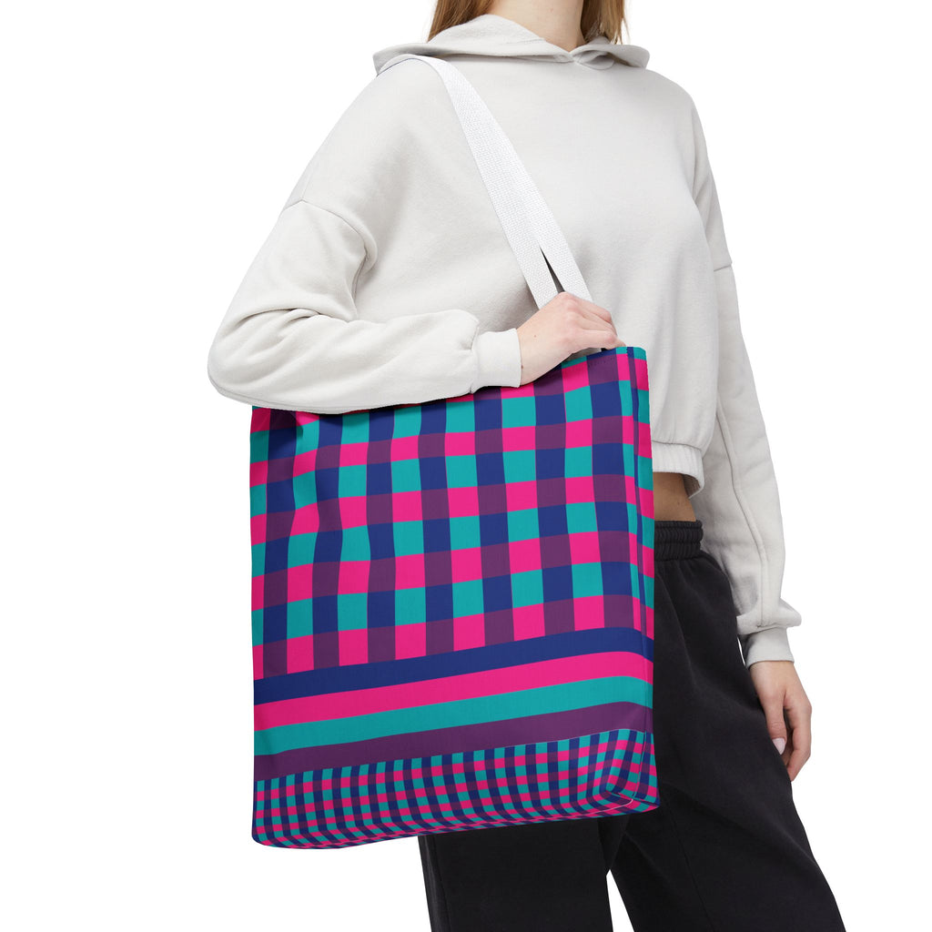 Colorblock Tote Bag