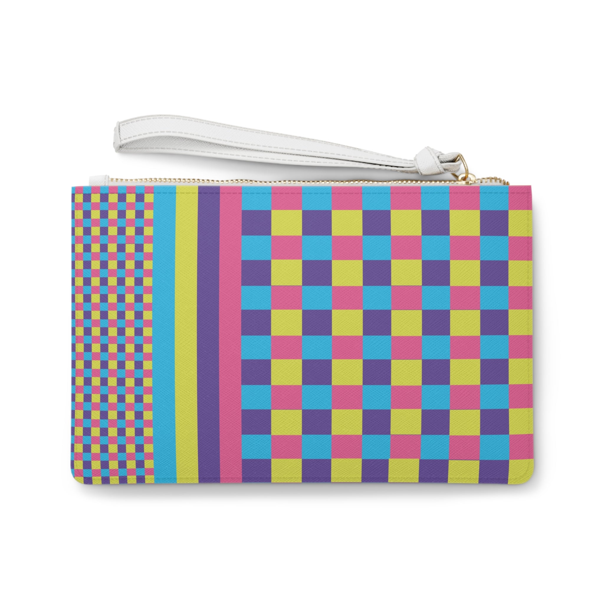 Colorblock Clutch Bag