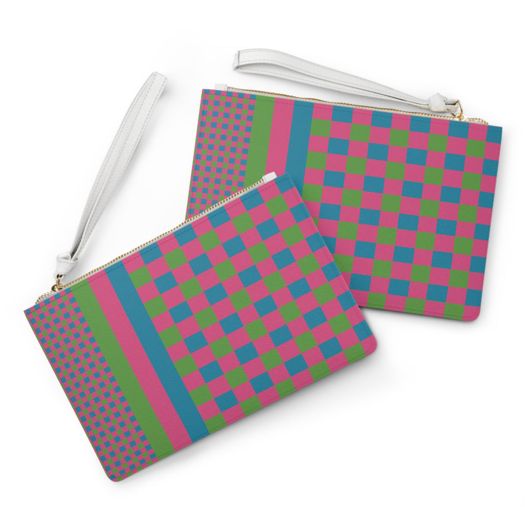 Colorblock Clutch Bag