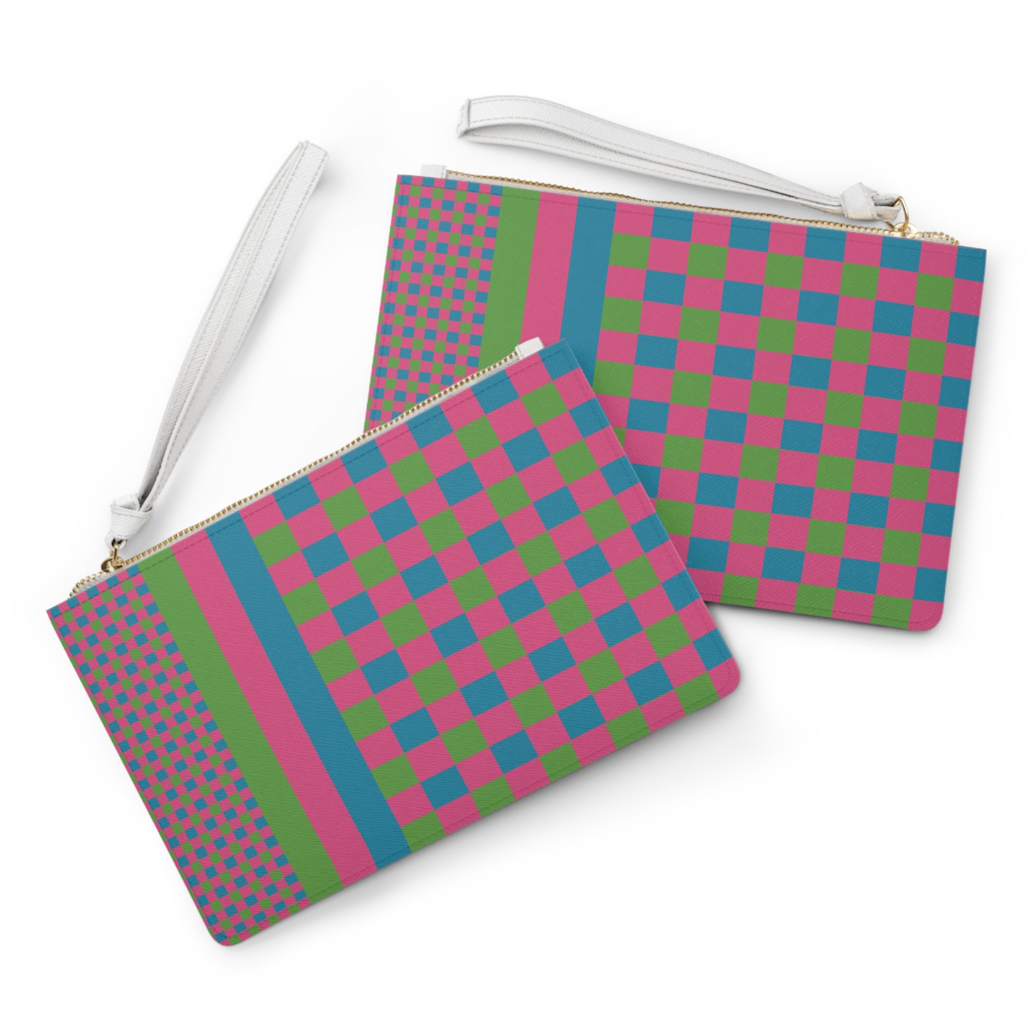 Colorblock Clutch Bag