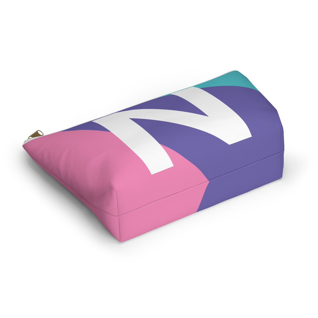 Colorblock Accessory Pouch — Monogram N T-Bottom Cosmetic Bag