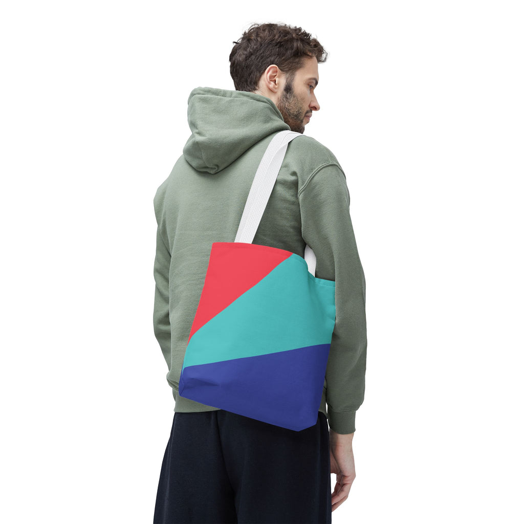 Colorblock Tote Bag
