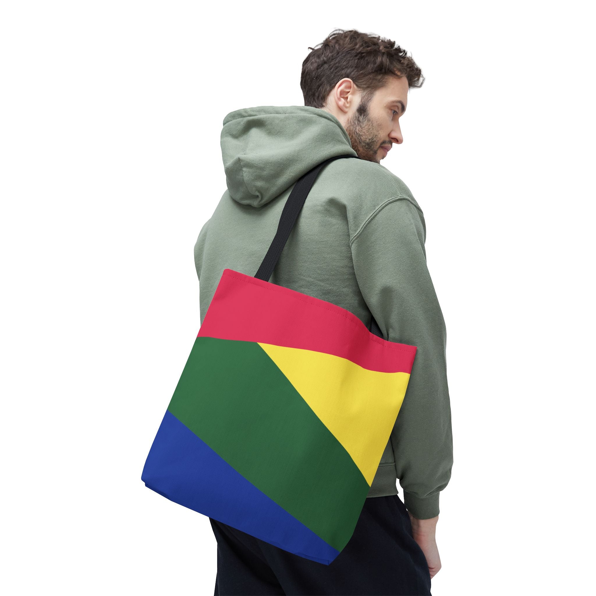 Colorblock Tote Bag