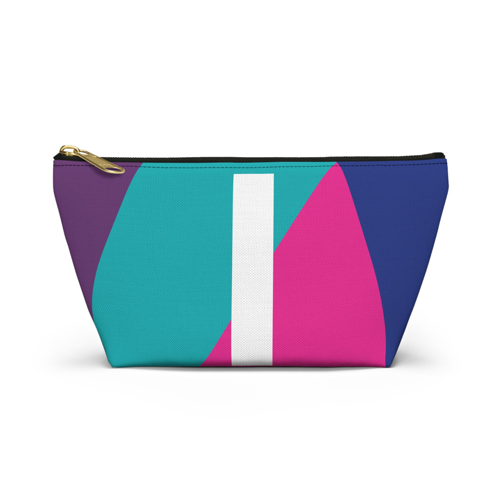Colorblock Accessory Pouch — Monogram I T-Bottom Cosmetic Bag