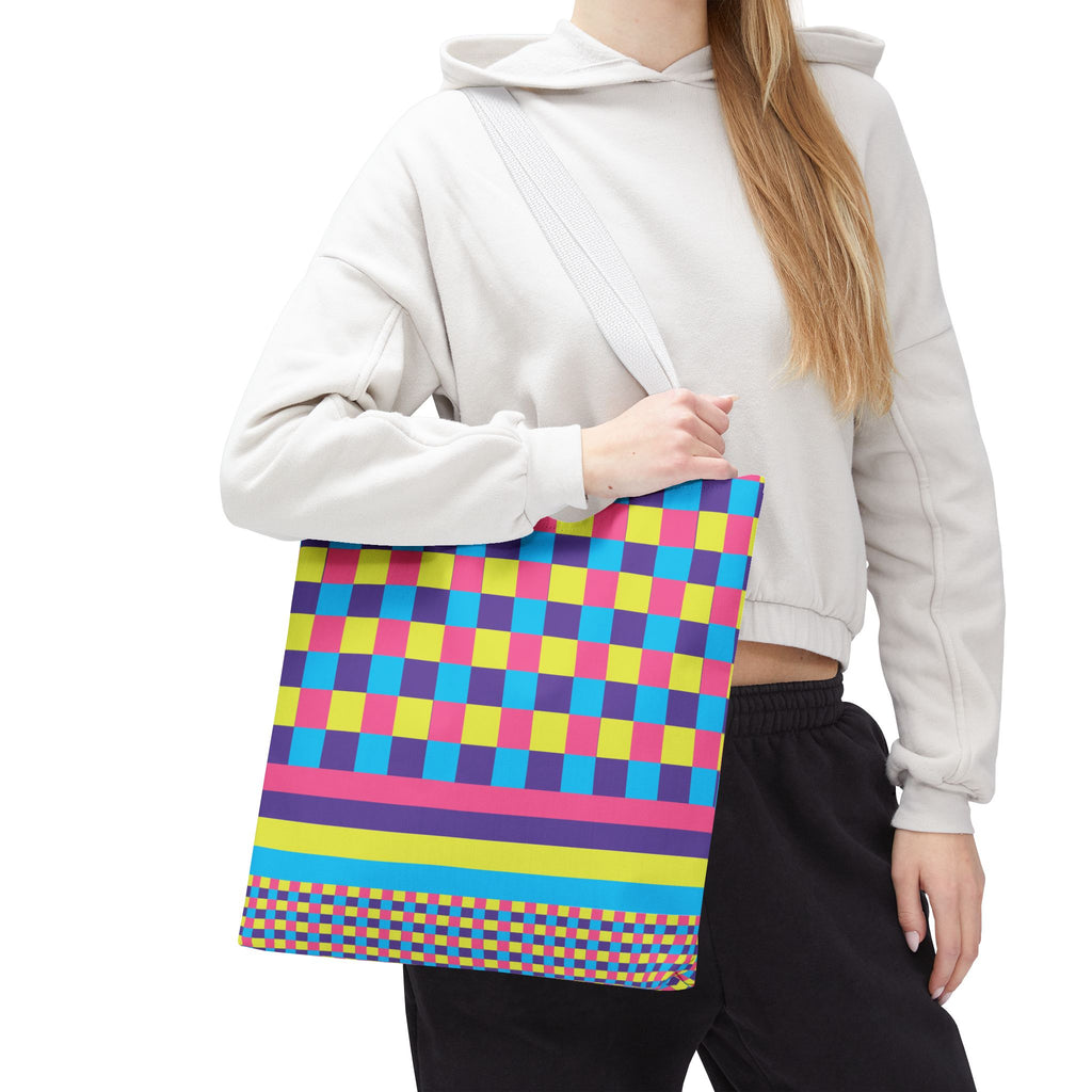 Colorblock Tote Bag