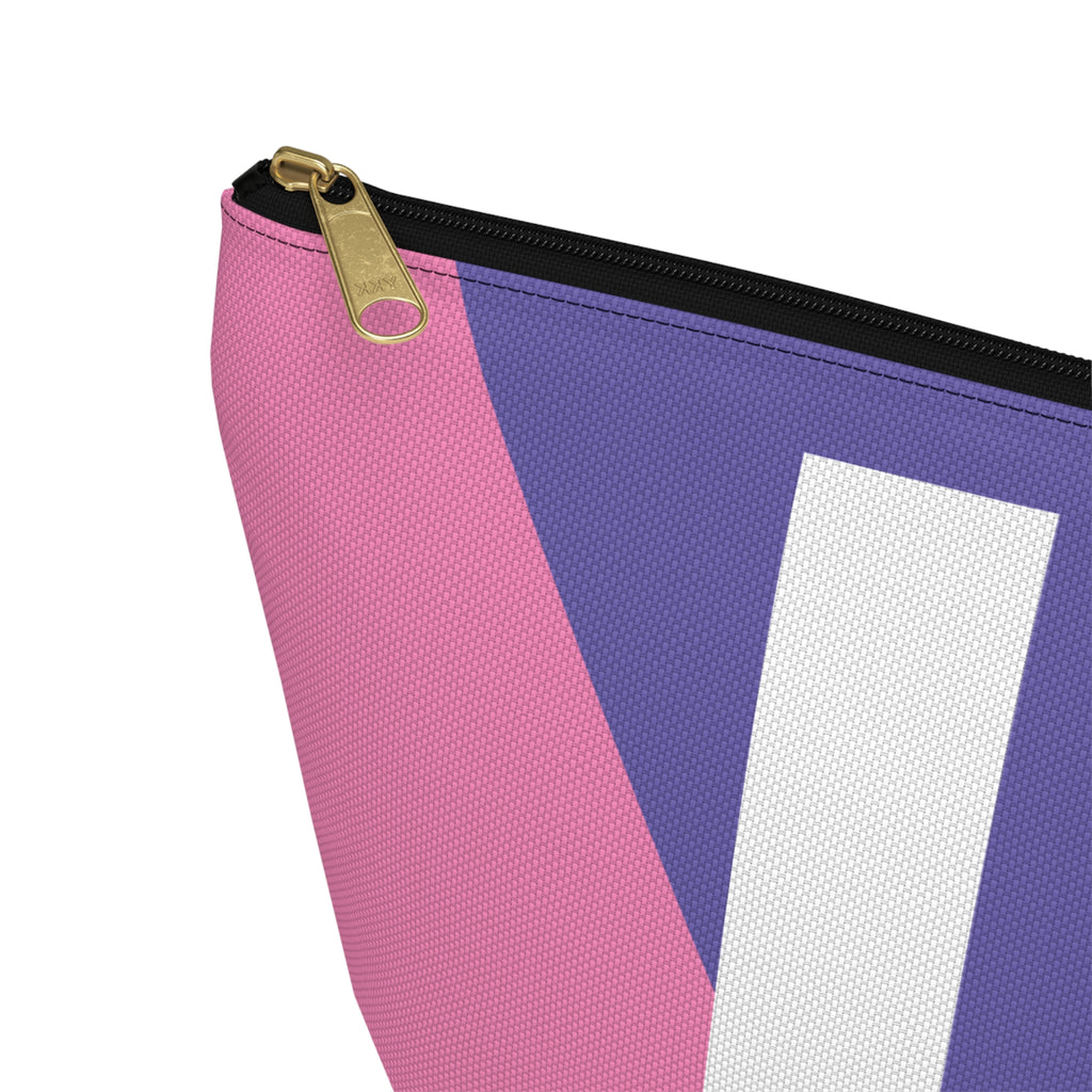 Colorblock Accessory Pouch — Monogram U T-Bottom Cosmetic Bag