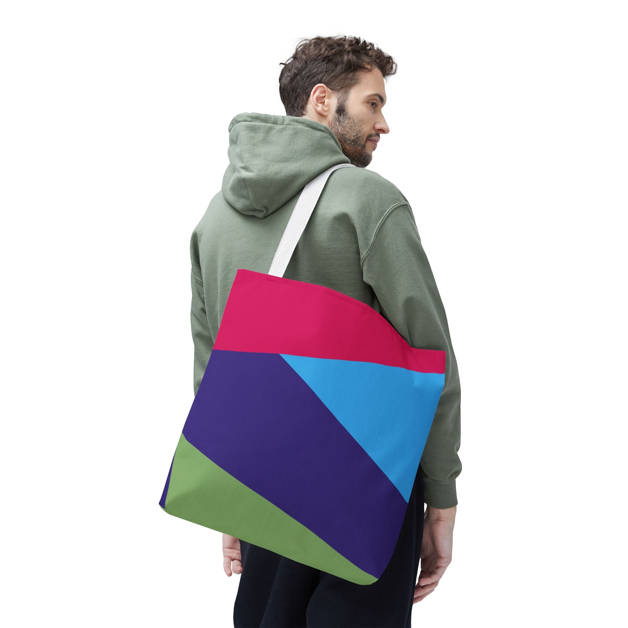 Colorblock Tote Bag