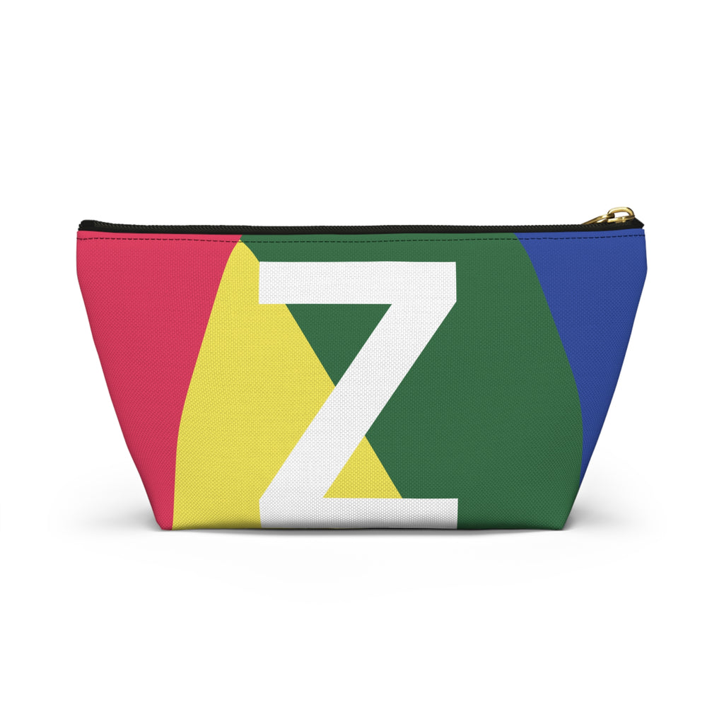 Colorblock Accessory Pouch — Monogram Z T-Bottom Cosmetic Bag