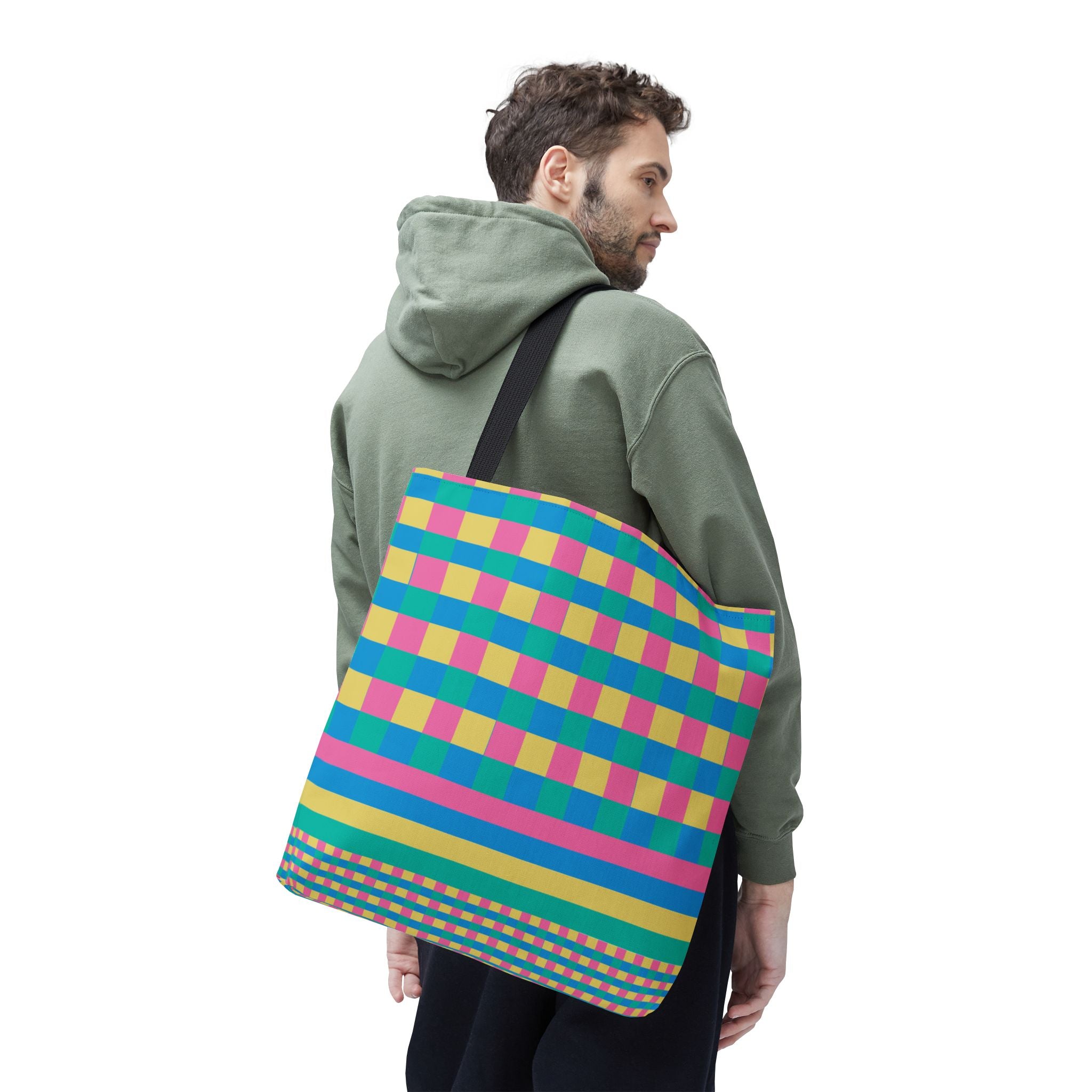 Colorblock Tote Bag