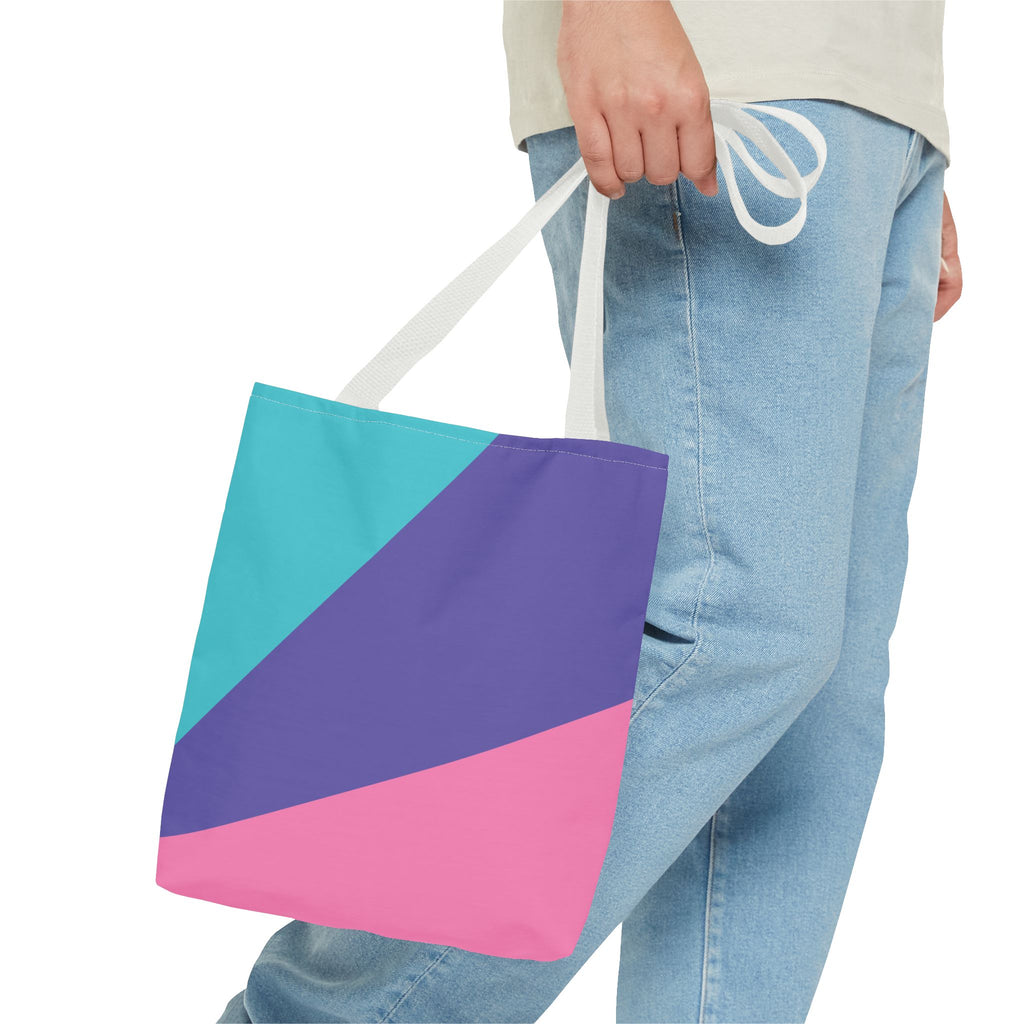 Colorblock Tote Bag