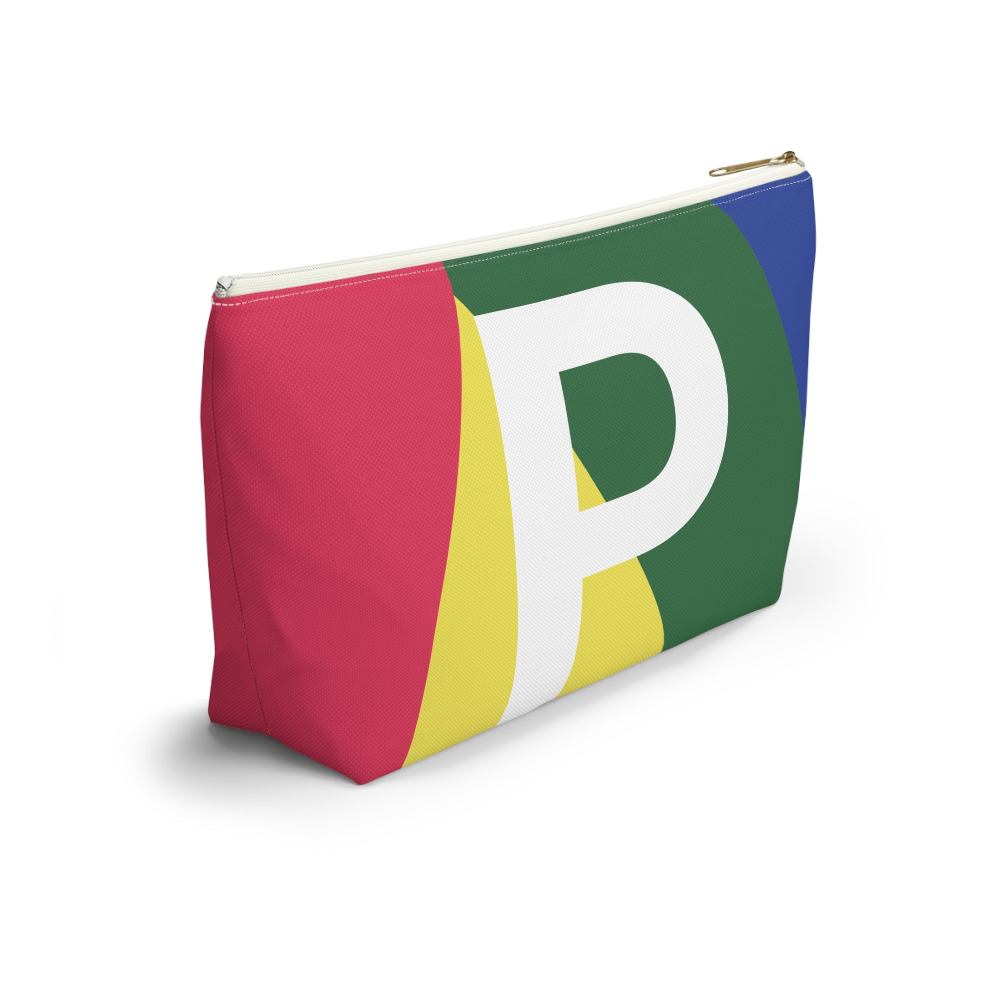 Colorblock Accessory Pouch — Monogram P T-Bottom Cosmetic Bag