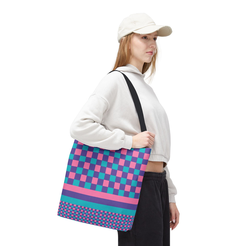 Colorblock Tote Bag
