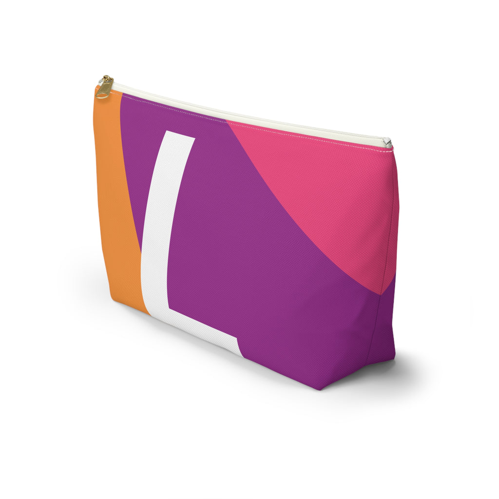 Colorblock Accessory Pouch — Monogram L T-Bottom Cosmetic Bag