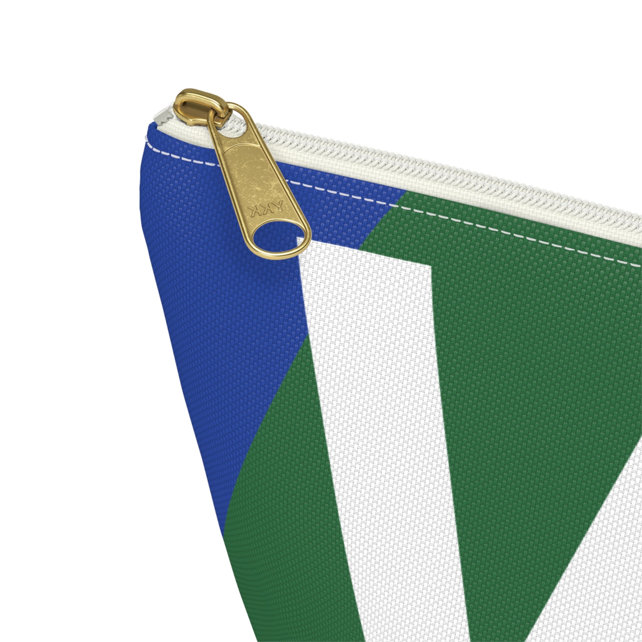 Colorblock Accessory Pouch — Monogram W T-Bottom Cosmetic Bag