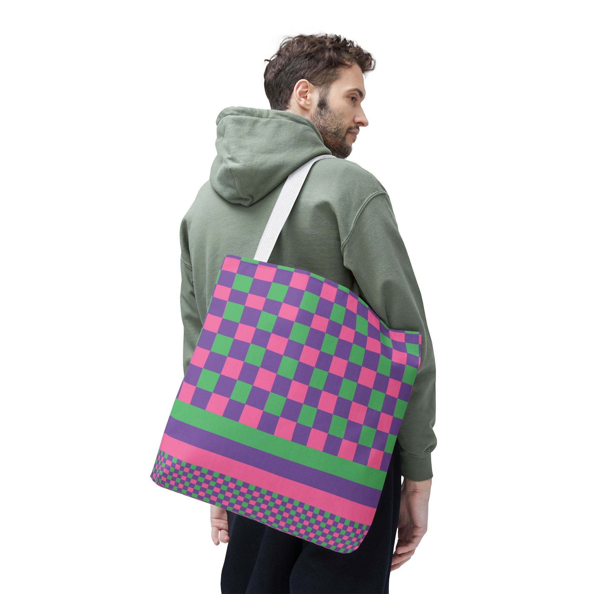 Colorblock Tote Bag