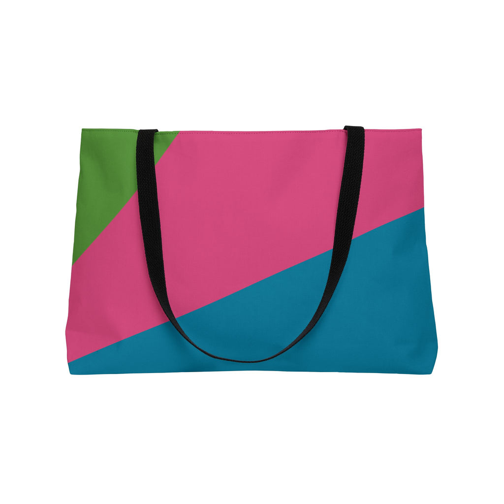 Colorblock Tote Bag