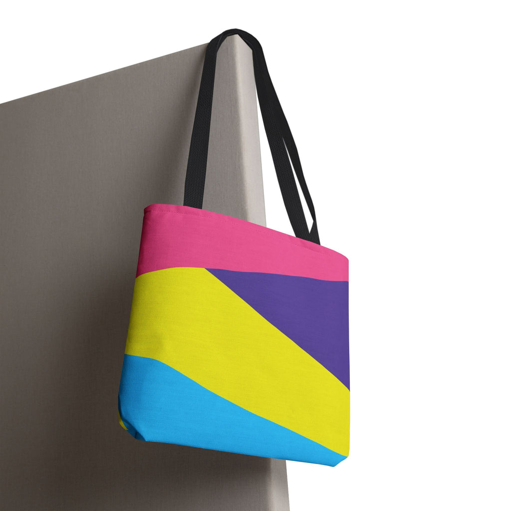 Colorblock Tote Bag