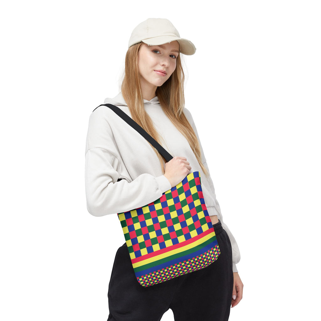 Colorblock Tote Bag