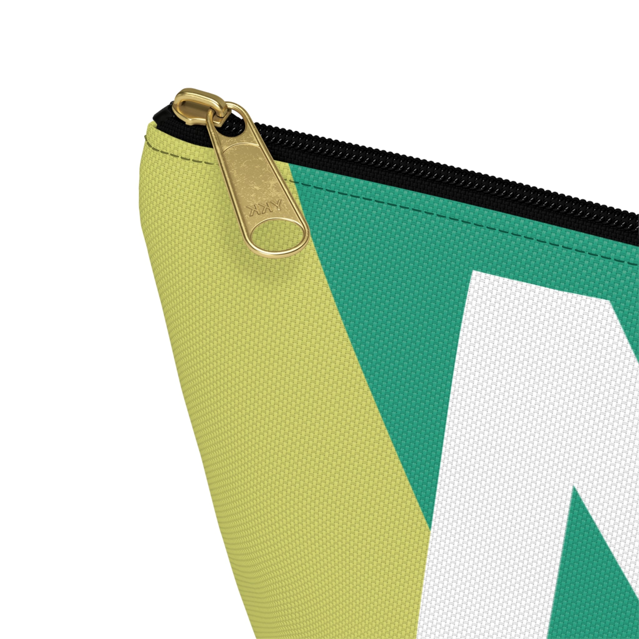 Initials Colorblock Accessory Pouch — Monogram N T-Bottom Cosmetic Bag