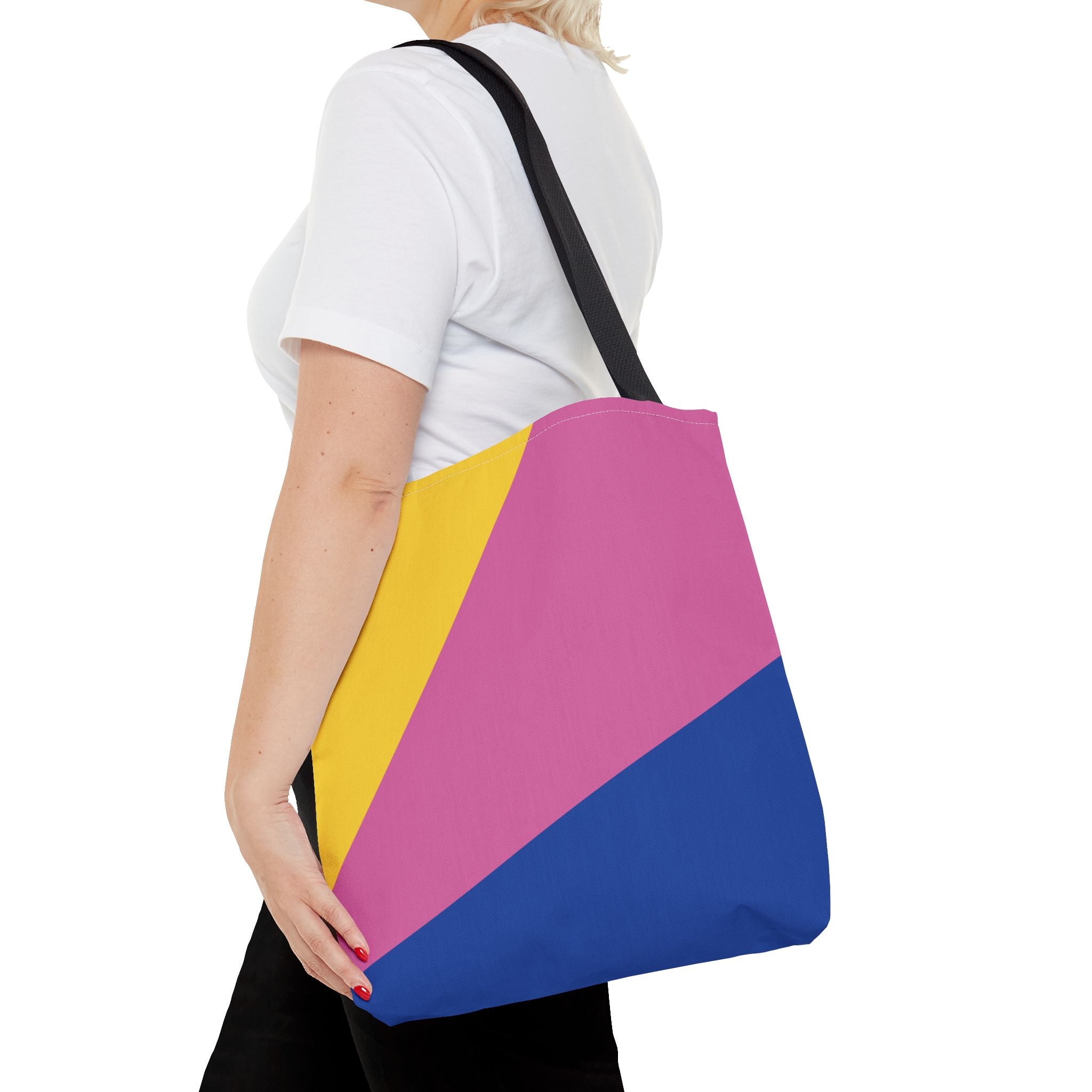 Colorblock Tote Bag