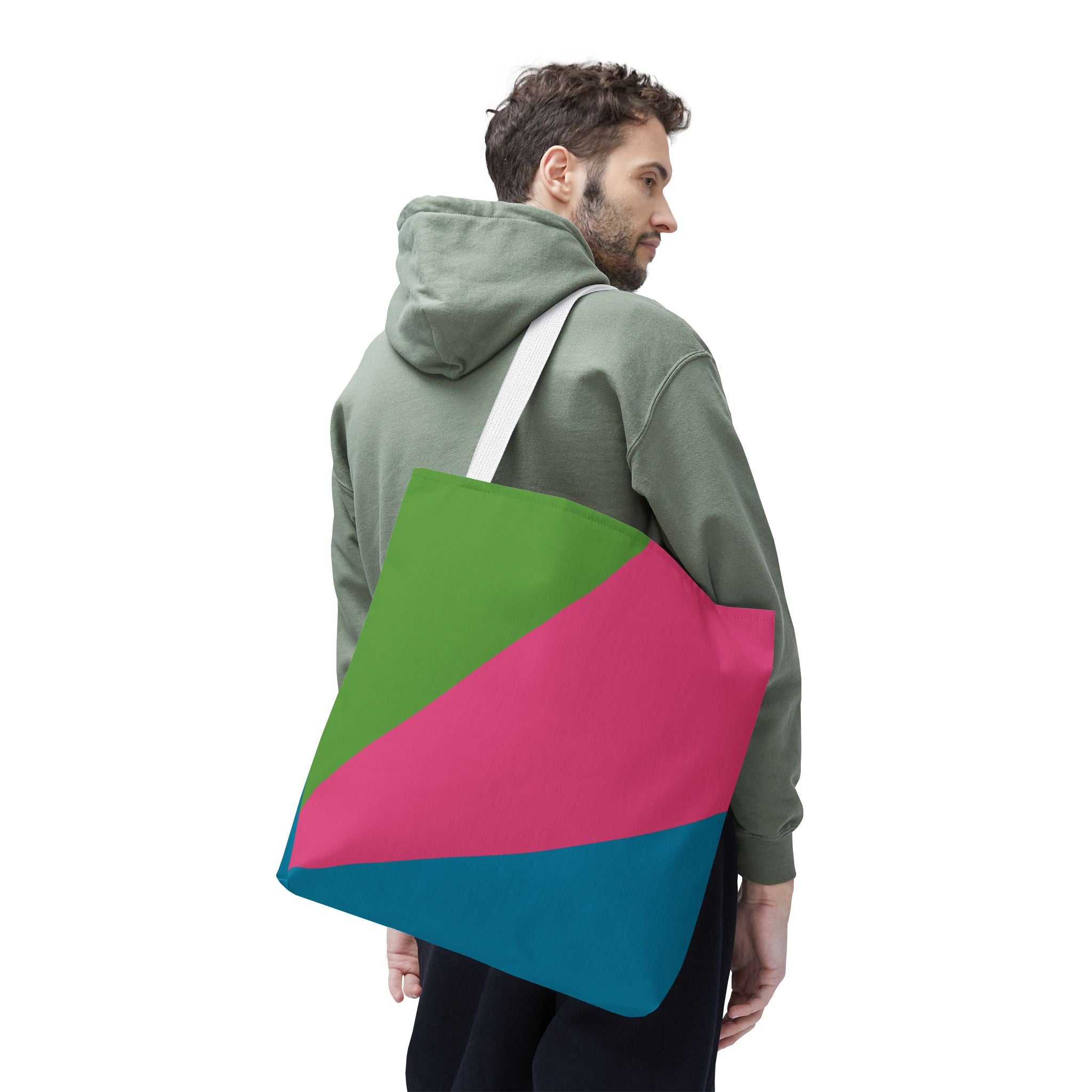 Colorblock Tote Bag