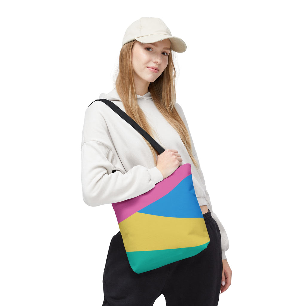 Colorblock Tote Bag