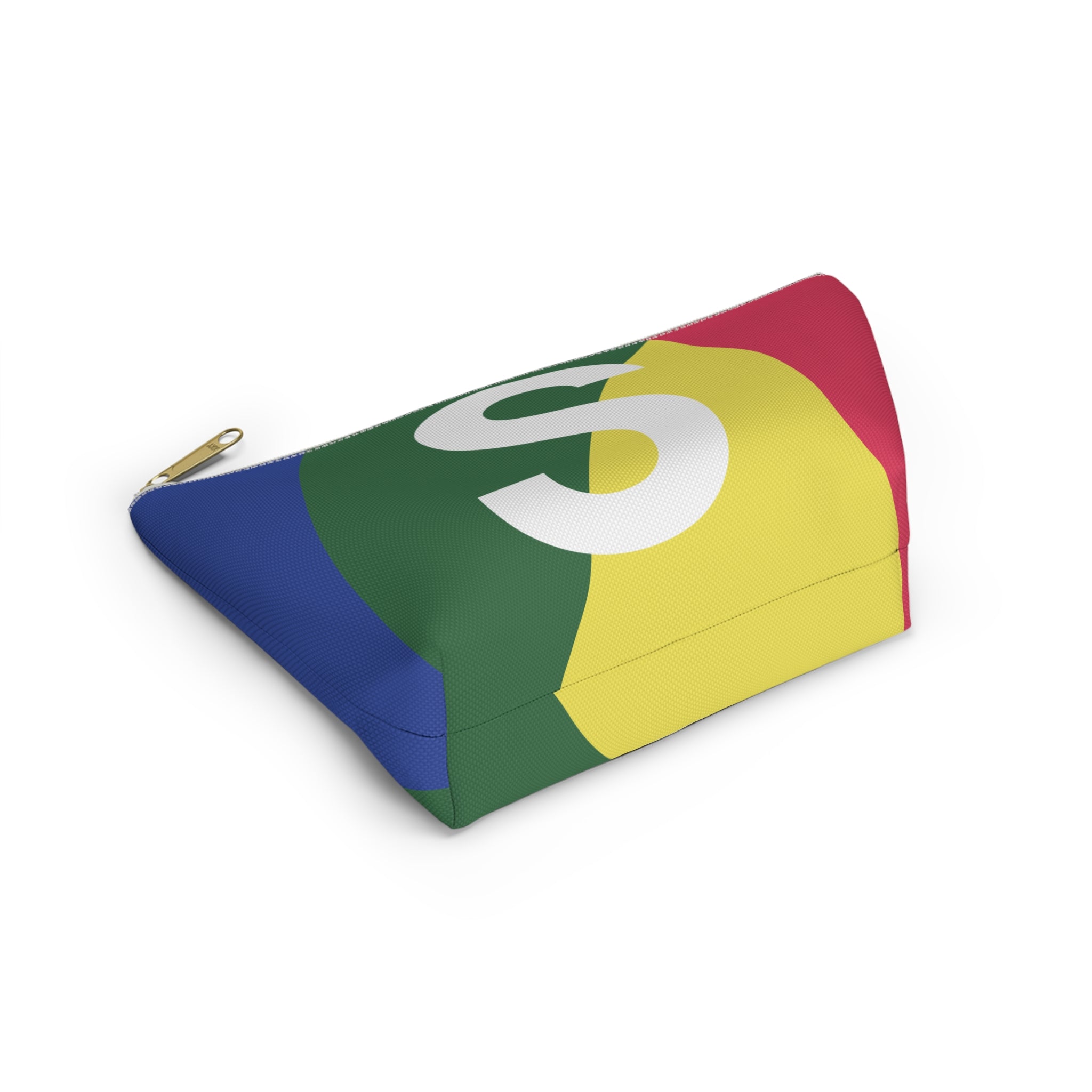 Colorblock Accessory Pouch — Monogram S T-Bottom Cosmetic Bag
