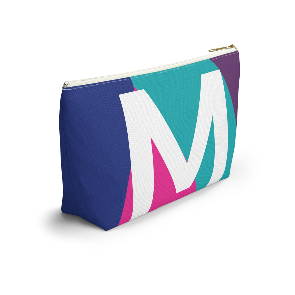 Colorblock Accessory Pouch — Monogram M T-Bottom Cosmetic Bag