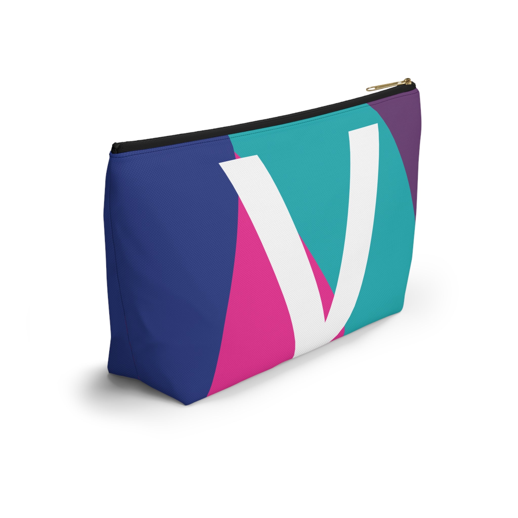 Colorblock Accessory Pouch — Monogram V T-Bottom Cosmetic Bag