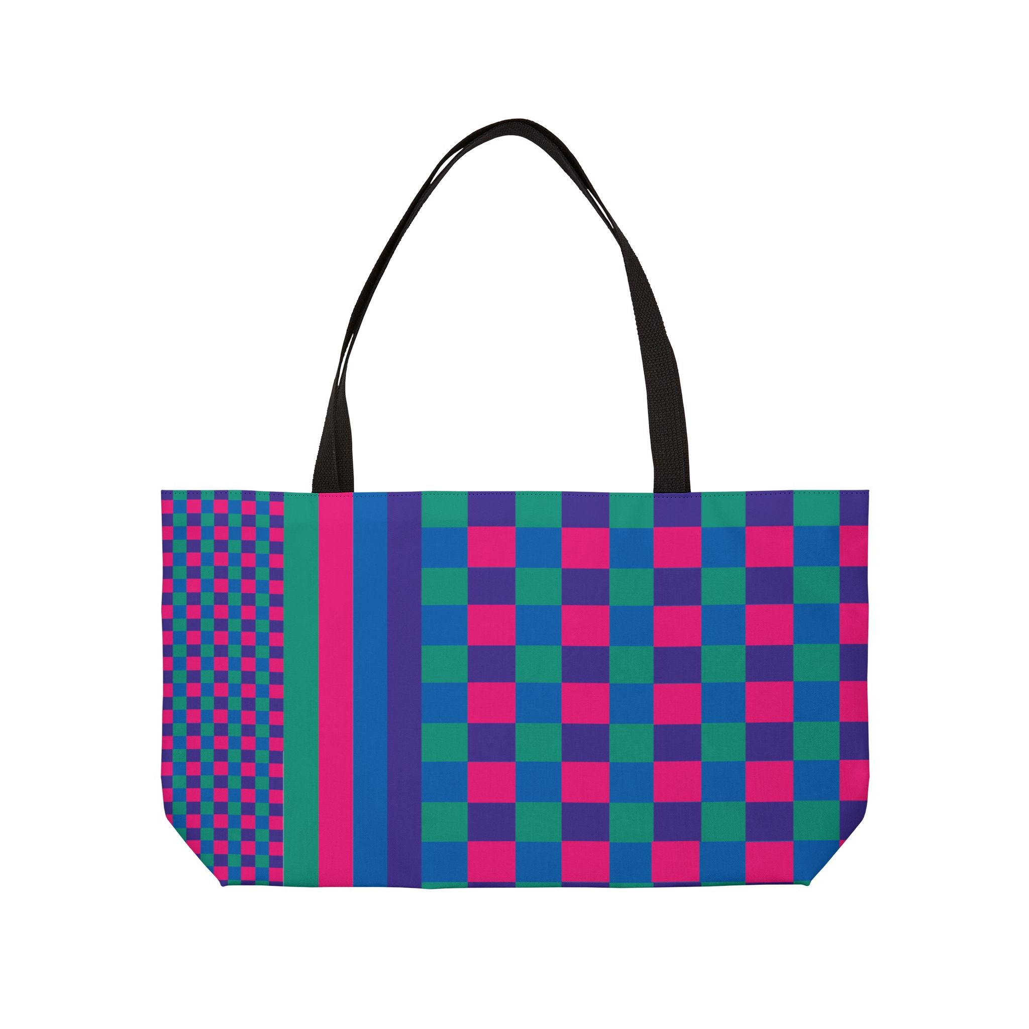 Colorblock Tote Bag