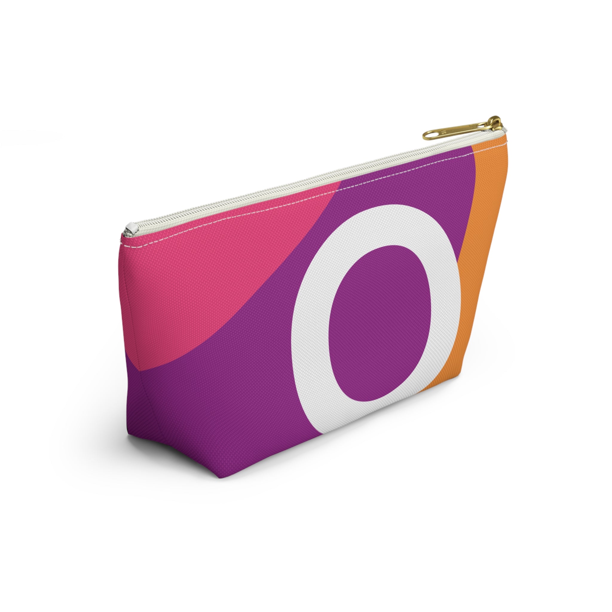 Colorblock Accessory Pouch — Monogram O T-Bottom Cosmetic Bag