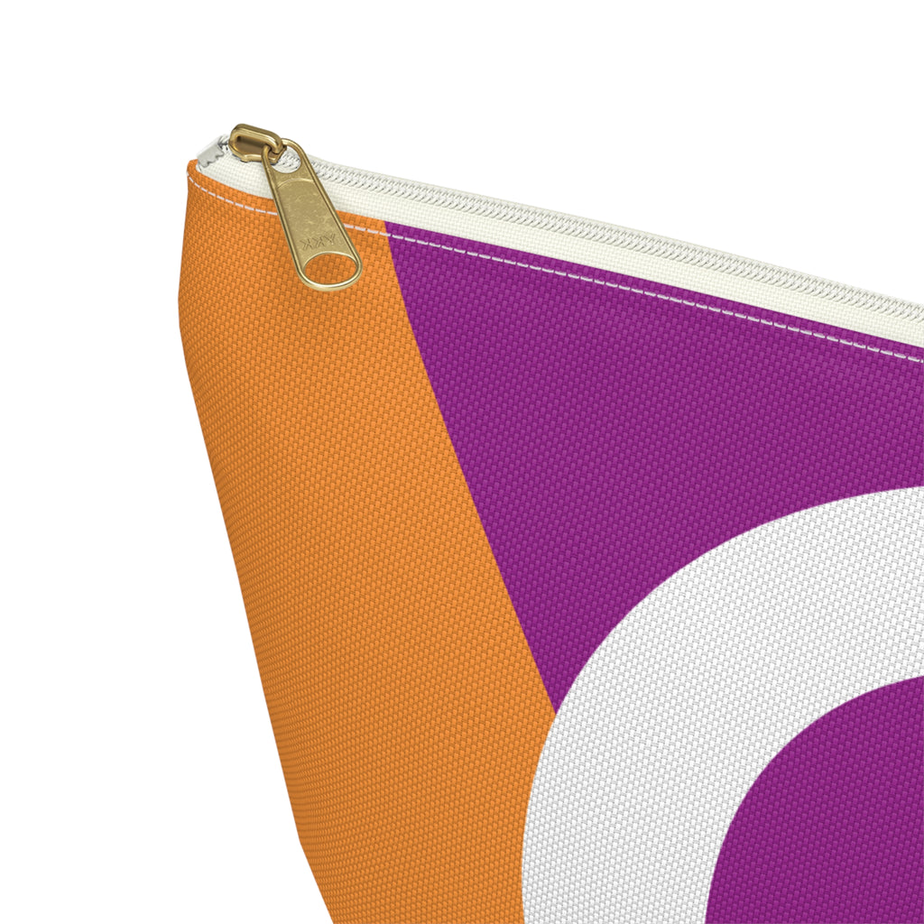 Colorblock Accessory Pouch — Monogram O T-Bottom Cosmetic Bag
