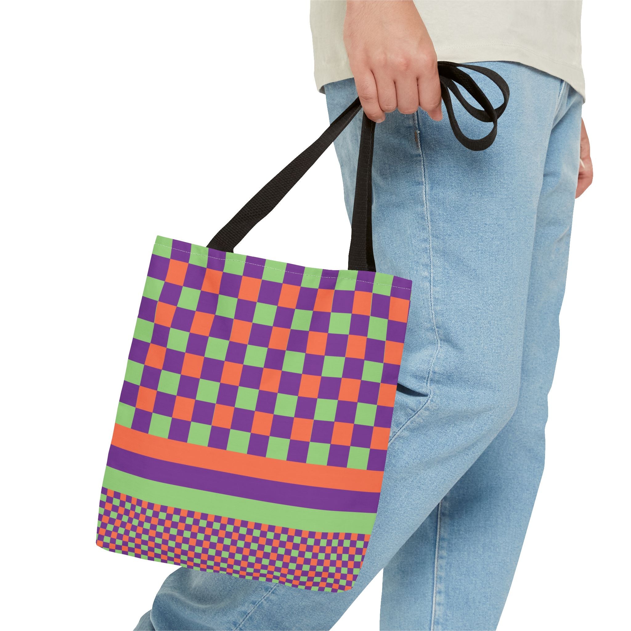 Colorblock Tote Bag