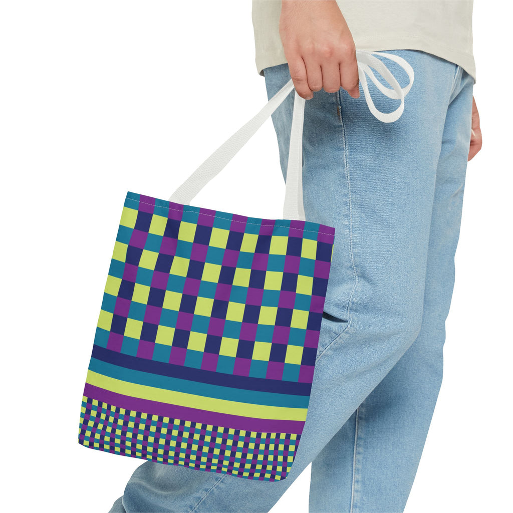 Colorblock Tote Bag