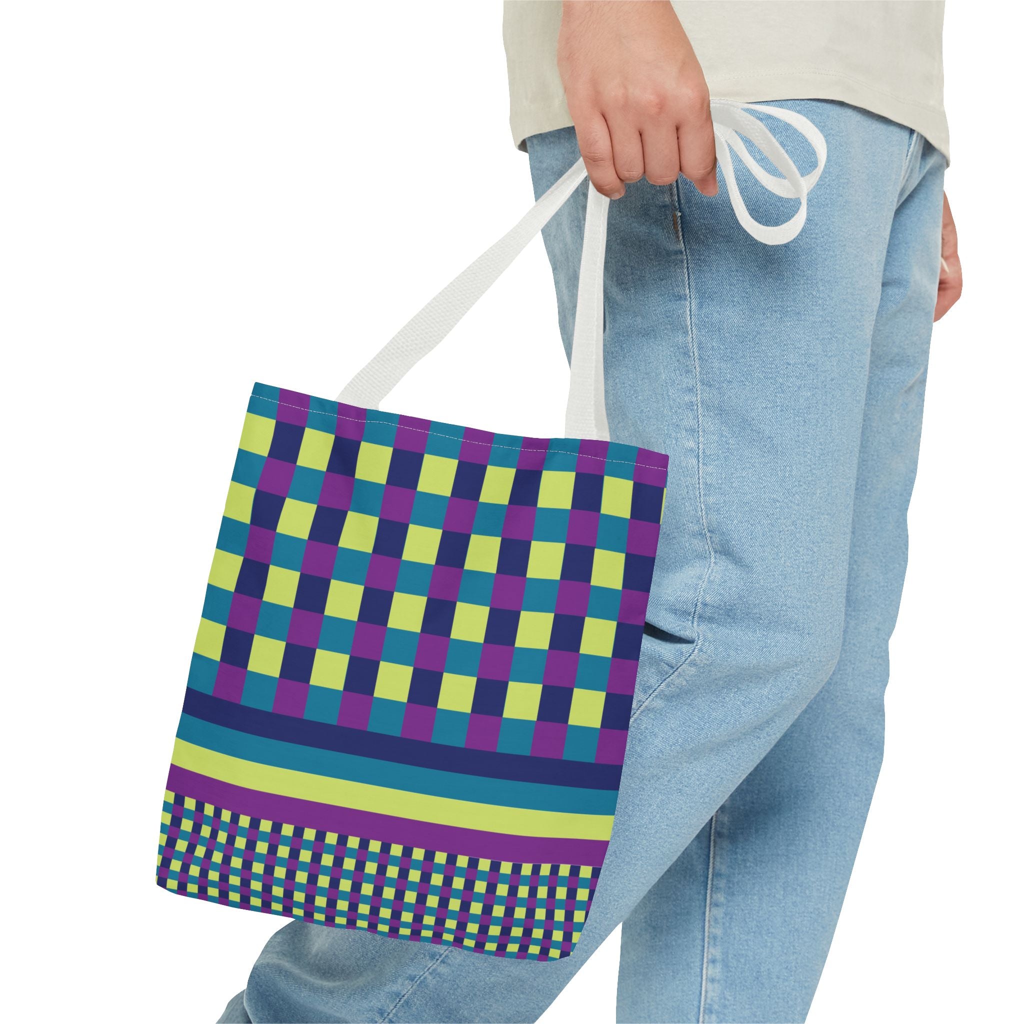 Colorblock Tote Bag