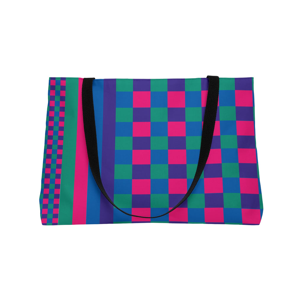 Colorblock Tote Bag