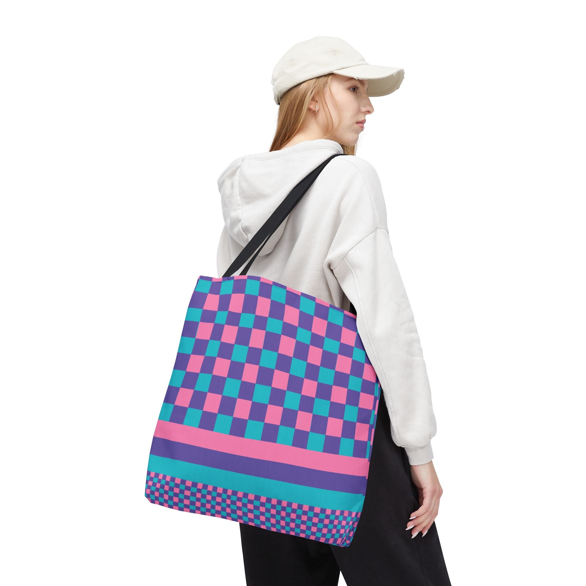 Colorblock Tote Bag
