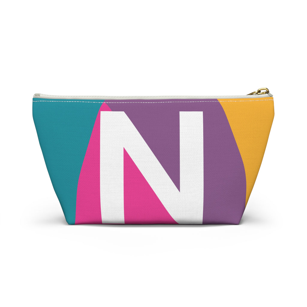 Colorblock Accessory Pouch — Monogram N T-Bottom Cosmetic Bag