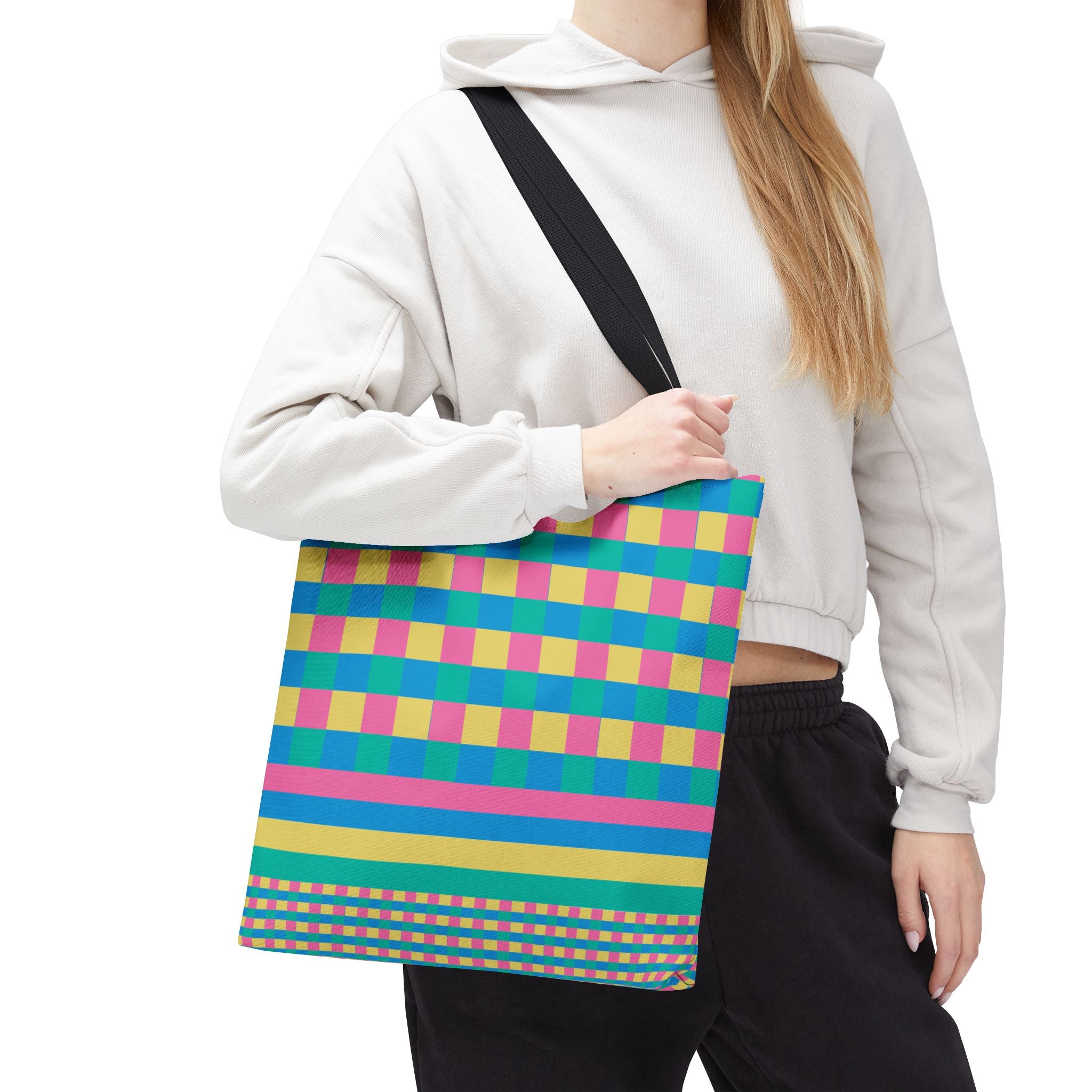 Colorblock Tote Bag
