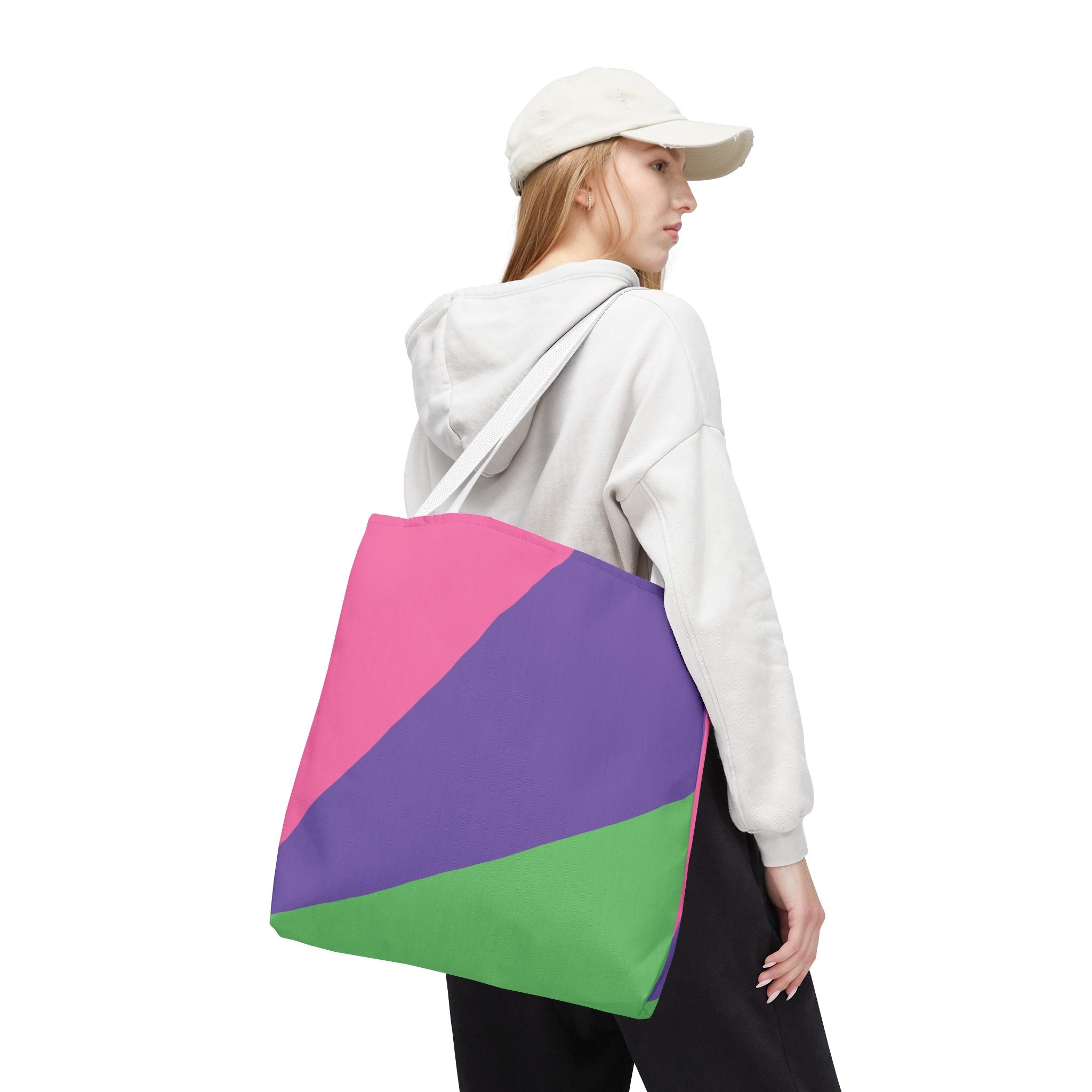 Colorblock Tote Bag