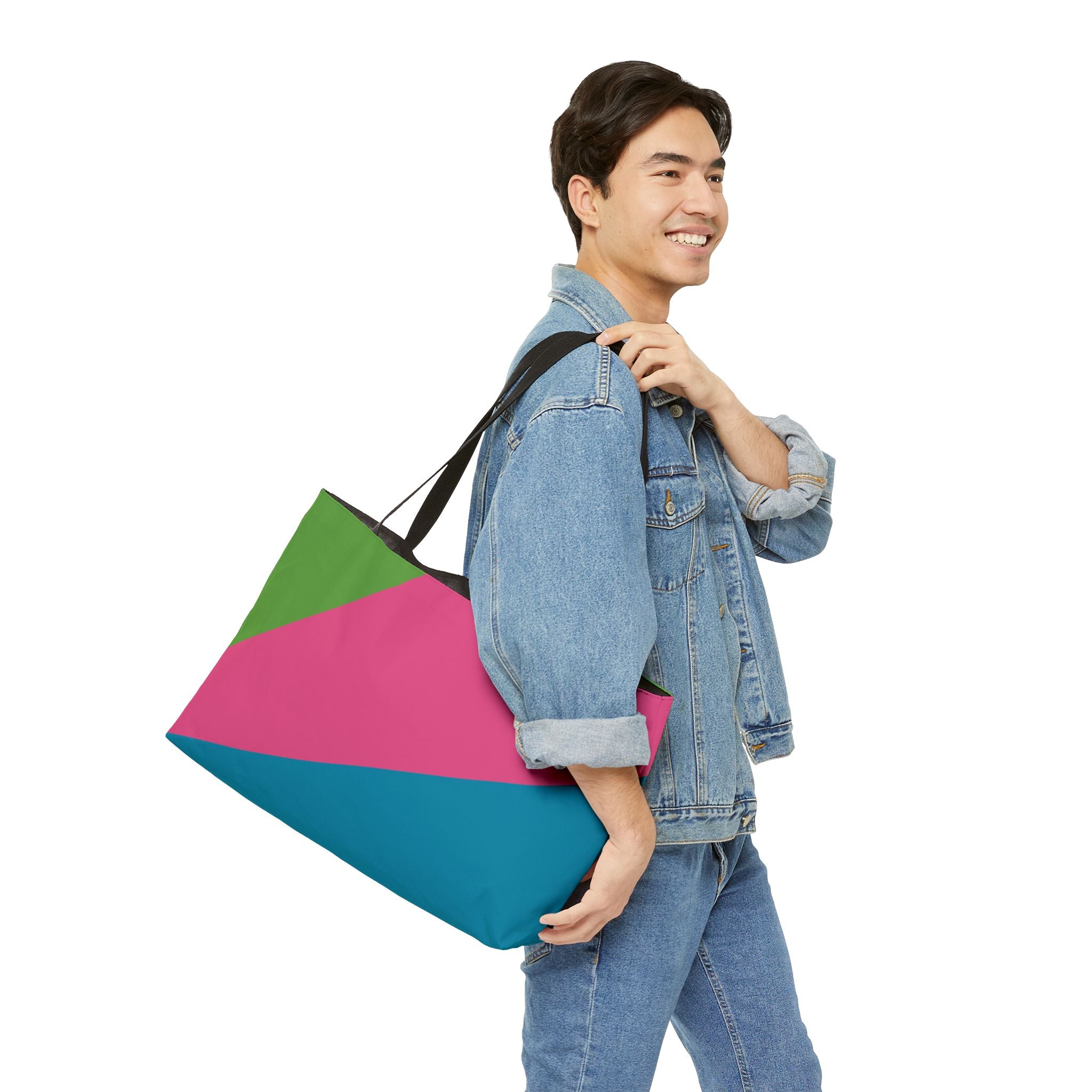 Colorblock Tote Bag
