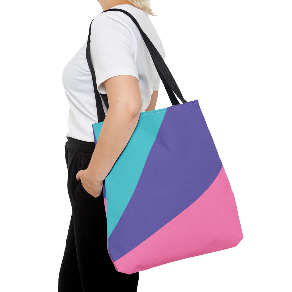 Colorblock Tote Bag